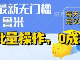 最新0成本项目,不看广告、不养号,纯挂机单号一天50+,收益时时可见,提现秒到账【揭秘】