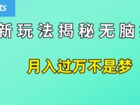 简单操作,每天50美元收入,搬运就是赚钱的秘诀【揭秘】