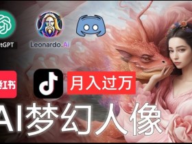 AI摄影梦幻人像：零基础也能月入过万的秘密【揭秘】