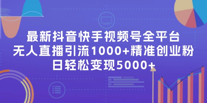 (11970期)最新抖音快手视频号全平台无人直播引流1000+精准创业粉,日轻松变现5000+