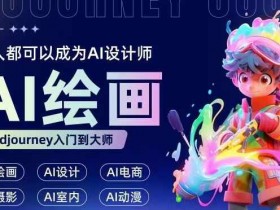 人人都要学的AI绘画设计，零基础教学，无需任何设计背景，轻松晋升AI设计师