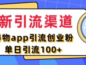 最新引流渠道,得物APP引流创业粉,单日引流100+