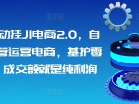 矩阵自动挂JI电商2.0,自动化托管运营电商,基护零成本,成交额就是纯利润