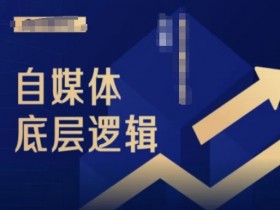 2024自媒体底层逻辑录播课，自媒体小白必看