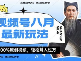 利用人物传记视频,赚视频号分成计划收益,操作简单,轻松月入过W【揭秘】