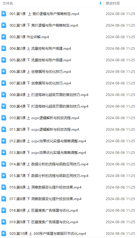 2024竞价教程：真实账户 实战教学 从新手到进阶·后台操作到数据优化 -1