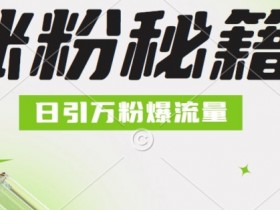 最新小和尚抖音涨粉,日引1万+,流量爆满