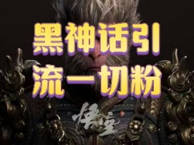 黑神话悟空五分钟打造爆款私域引流视频