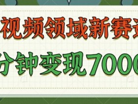 爆笑三国短视频赛道领域，每条都爆，视频收益 7k， 5 分钟原创，多种变现
