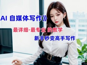 AI自媒体文章创作全网最详细教程,新手秒变写作高手,多方位发展