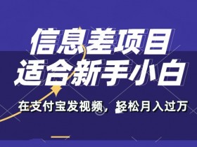 信息差项目,支付宝生活号,利用老外开盲盒视频,一周起号,新手小白也能月入过万