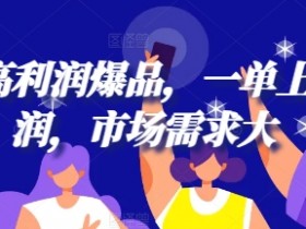 闲鱼高利润爆品,一单上千利润,市场需求大