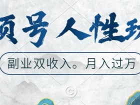 视频号人性玩法,让你起号,广告双份收入,副业好选择【揭秘】