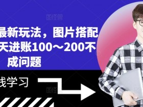 小说推文最新玩法,图片搭配文案,一天进账100~200不成问题