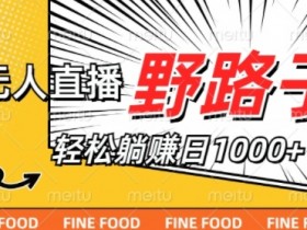淘宝无人直播野路子，不违规不封号，实现每天睡后收入1k，备战双十一