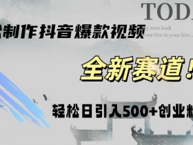 智能化一键打造热门视频，日增500+创业粉丝，抖音与微信双平台推广!
