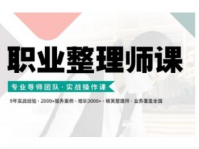 职业整理师培训(新版)，实战操作课