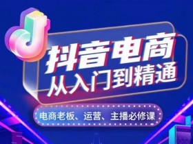 抖音电商从入门到精通,从账号、流量、人货场、主播、店铺五个方面,全面解析抖音电商核心逻辑