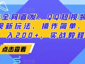 2025全网首发,QQ短视频爆火评论变现新玩法,操作简单,轻松日入200+,实战教程