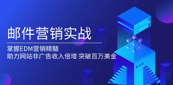 (13954期)邮件营销实战,掌握EDM营销精髓,助力网站非广告收入倍增,突破百万美金