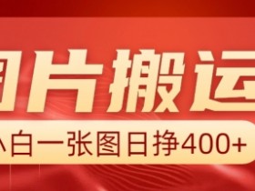 图片搬运+AI,小白也可靠一张图日入4张,详细实操流程