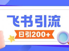 飞书引流创业粉玩法,无限私信不违规