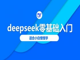 deepseek零基础入门-deepseek教程2025,适合小白慢慢学