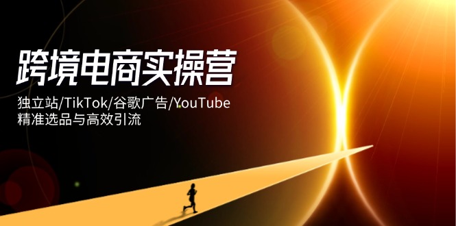 (14419期)跨境电子商务实际操作营:自建站/TikTok/谷歌广告/YouTube,精确选款与高效引流方法