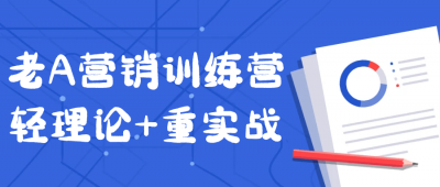 其他教程老A营销训练营轻理论+重实战