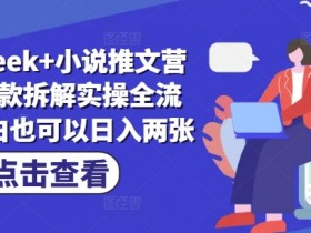deepseek+小说推文营销号爆款拆解实操全流程,小白也可以日入两张