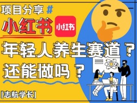 小红书年轻人养生赛道?真的还能做吗?详细讲解!