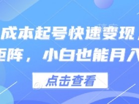 得物0成本起号快速变现,可批量矩阵,小白也能月入6k