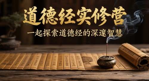 道德经实修营，一起探索道德经的深邃智慧 -1