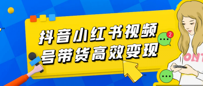 新媒体运营抖音小红书视频号带货高效变现