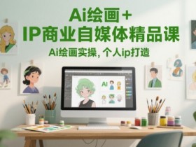Ai绘画+IP商业自媒体精品课,Ai绘画实操,个人ip打造