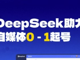 DeepSeek赋能自媒体0-1起号,从AI工具实操到变现