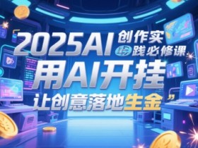 2025AI创作实践必修课,用AI开挂,让创意落地生金