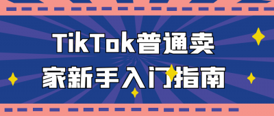 新媒体运营TikTok普通卖家新手入门指南