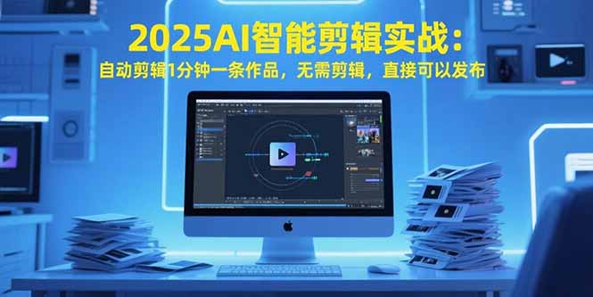 (15504期)2025AI智能剪辑实战:自动剪辑1分钟一条作品,无需剪辑,直接可以发布