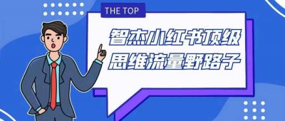 新媒体运营智杰小红书顶级思维流量野路子