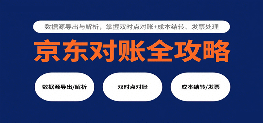 图片[1]-京东对账全攻略：数据源导出与解析，掌握双时点对账+成本结转、发票处理