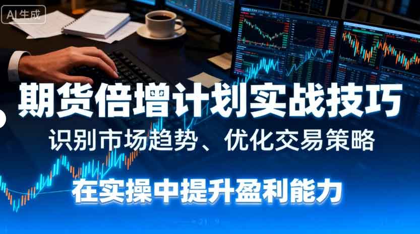 图片[1]-期货倍增计划实战技巧：识别市场趋势、优化交易策略，在实操中提升盈利能力