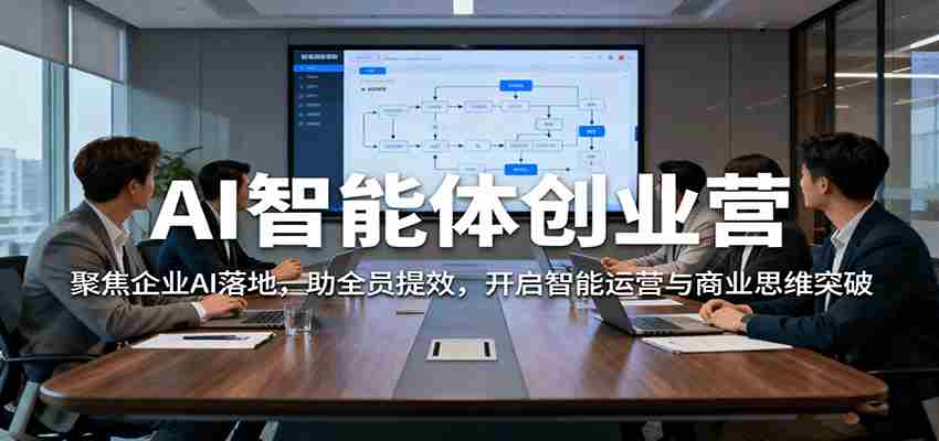 图片[1]-AI智能体创业营：聚焦企业AI落地，助全员提效，开启智能运营与商业思维突破