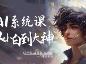 AI系统课程,从小白到大神系统学AI,AI声音-AI绘画-AI视频一门课全掌握