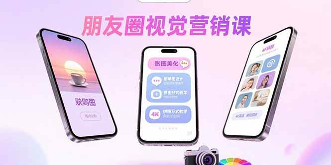 朋友圈视觉营销课：问候图美化，晒单图设计，拼图玩法教学 -1