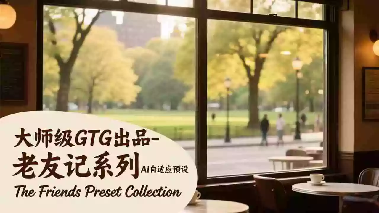 （17403期）大师级GTG出品-老友记系列AI自适应预设The Friends Preset Collection