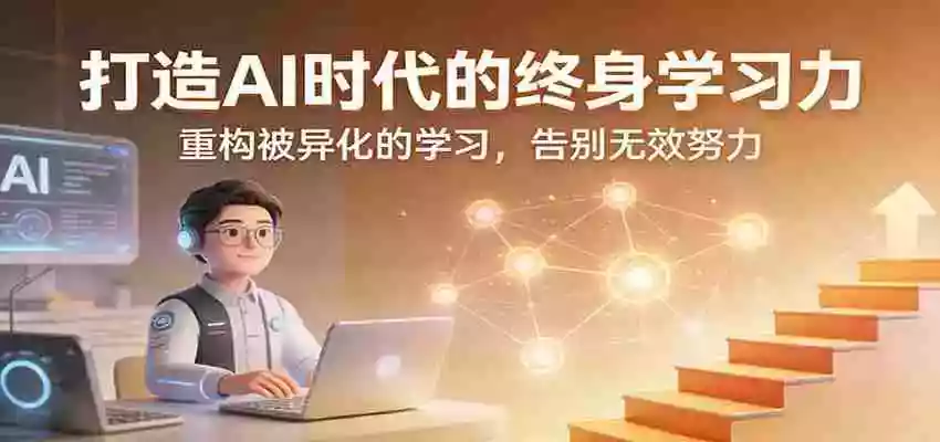 打造AI时代的终身学习力:重构被异化的学习,告别无效努力
