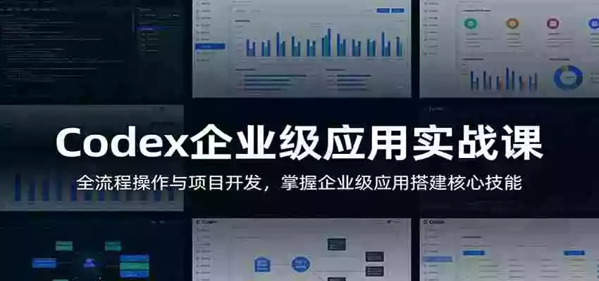 Codex企业级应用实战课:全流程操作与项目开发,掌握企业级应用搭建核心技能