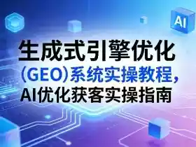 生成式引擎优化（GEO）系统实操教程，AI优化获客实操指南