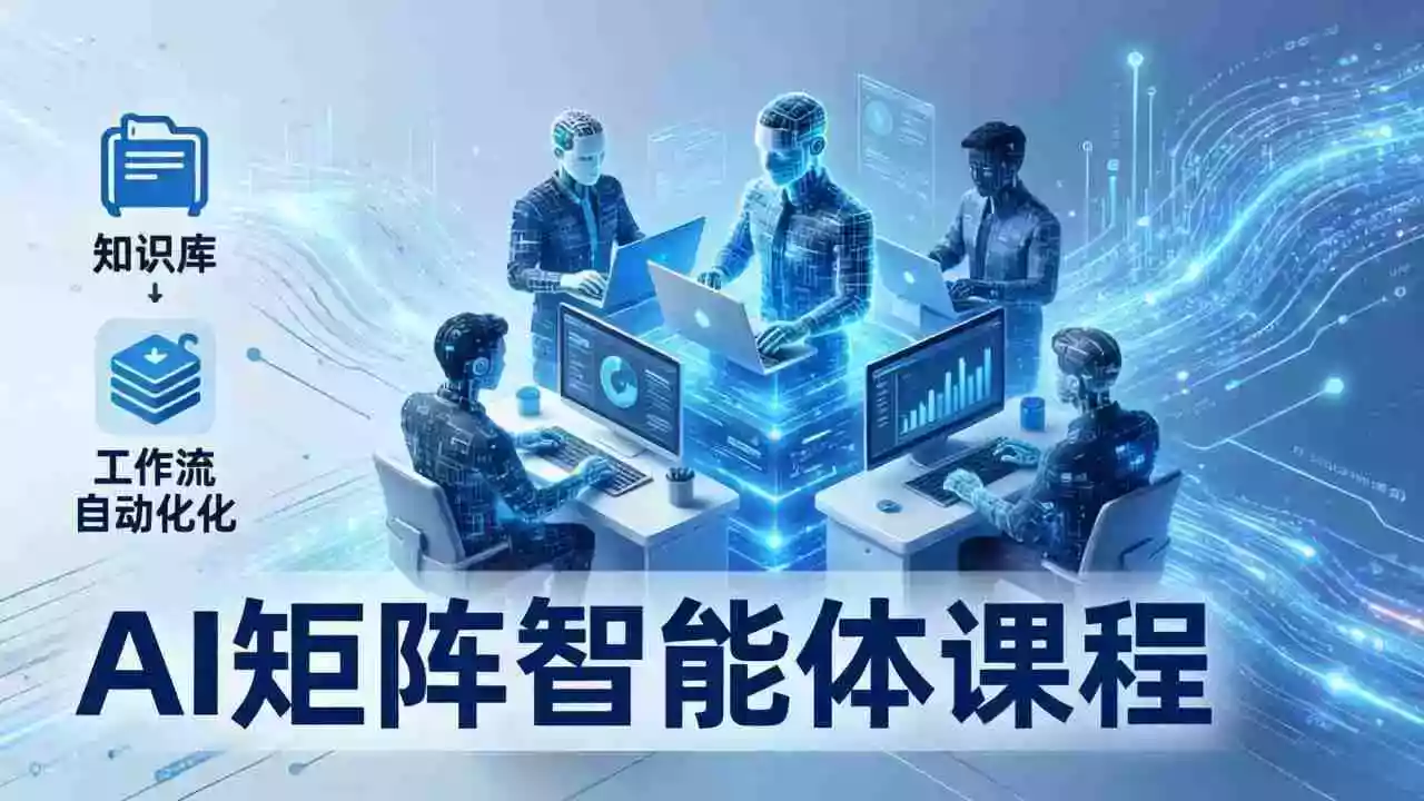 (17759期)AI矩阵智能体实战:100个数字员工批量生产内容,文本知识库+工作流自动化全搞定